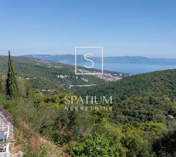 LABIN, KUĆA S PANORAMSKIM POGLEDOM NA MORE, GRAĐEVINSKA DOZVOLA I PROJEKT ZA HOTEL - cover