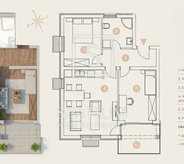 VIŠKOVO, SARŠONI, DVOSOBAN STAN U NOVOGRADNJI - cover