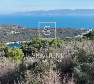 LABIN, GRAĐEVINSKO ZEMLJIŠTE S PANORAMSKIM POGLEDOM - cover