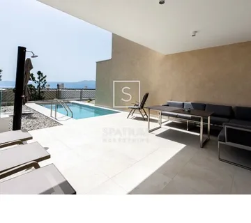 KOSTRENA, DVOJNA KUĆA S BAZENOM - cover