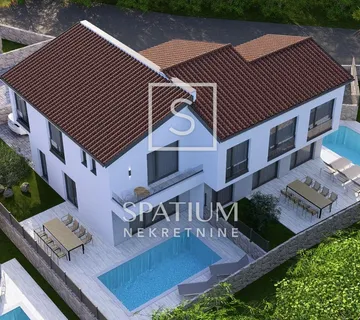 OTOK KRK, MALINSKA, DVOETAŽNI STAN U NOVOGRADNJI S BAZENOM - cover