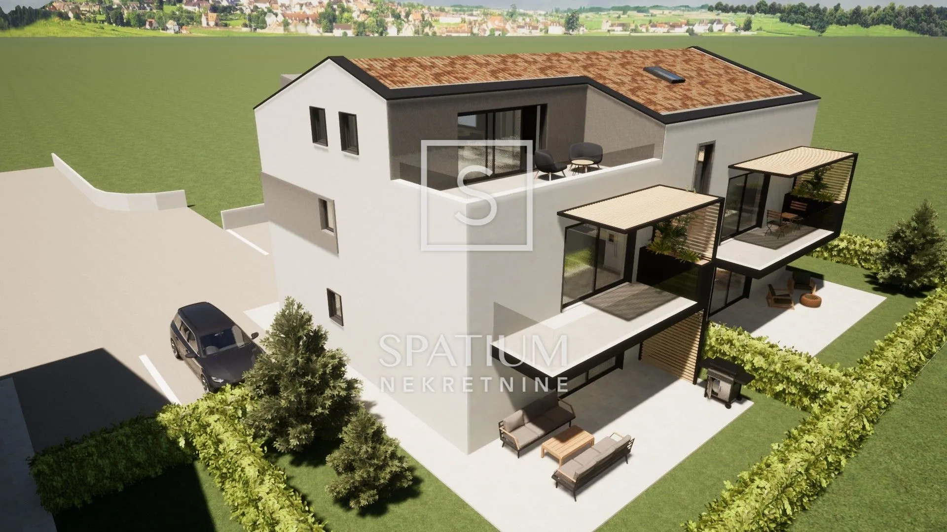 POREČ, MODERAN STAN NA DRUGOM KATU KVALITETNE NOVOGRADNJE - cover