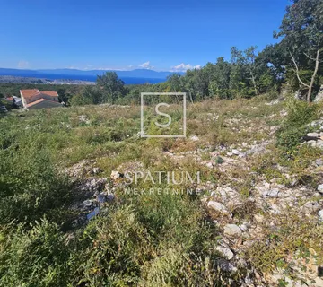 ŠMRIKA, GRAĐEVINSKO ZEMLJIŠTE SA POGLEDOM NA MORE - cover