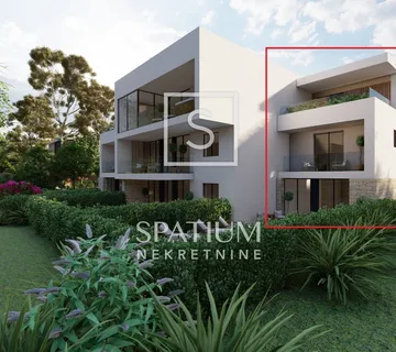 POREČ, KUĆA U NIZU S POGLEDOM NA MORE I BAZENOM - cover