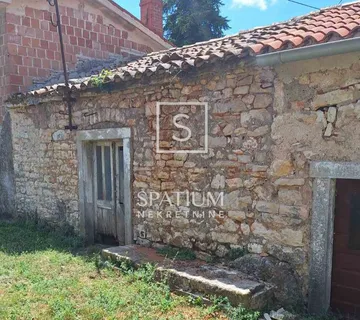 LABIN, OKOLICA, KAMENA KUĆA ZA RENOVACIJU - cover
