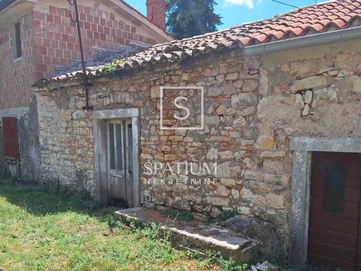 LABIN, OKOLICA, KAMENA KUĆA ZA RENOVACIJU - cover