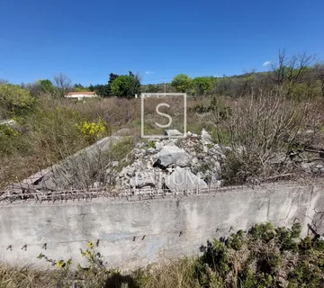 ŠMRIKA, GRAĐEVINSKO ZEMLJIŠTE SA POGLEDOM NA MORE - cover