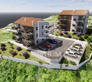 VIŠKOVO, STAN U NOVOGRADNJI S POGLEDOM NA MORE - cover