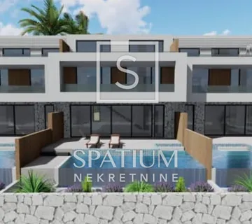 NOVALJA, KUĆA U NIZU NOVOGRADNJA NA 30 m OD MORA - cover