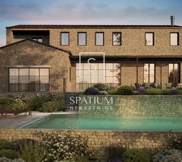 ISTRA, KAMENA AUTOHTONA KUĆA S POGLEDOM NA MORE - cover