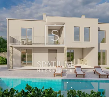 PIĆAN, KUĆA S BAZENOM NA MIRNOJ LOKACIJI, NOVOGRADNJA - cover