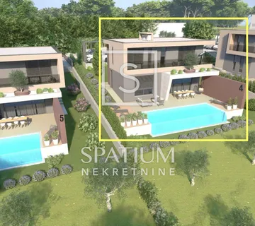 LABIN OKOLICA, MODERNA KUĆA S PRIVATNIM WELLNESSOM I BAZENOM (4) - cover