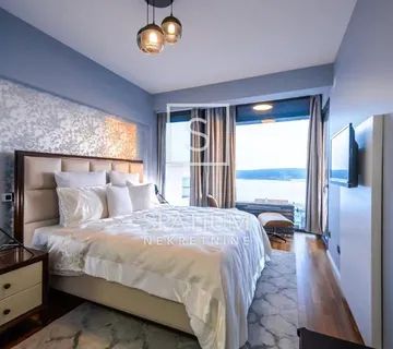 CRIKVENICA, LUKSUZNA VILA S BAZENOM I PANORAMSKIM POGLEDOM NA MORE - cover