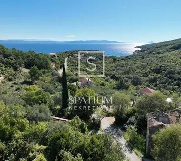 LABIN, GRAĐEVINSKO ZEMLJIŠTE S POGLEDOM NA MORE - cover