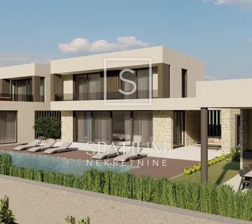 ISTRA, DVORI, LUKSUZNA KUĆA S BAZENOM - cover