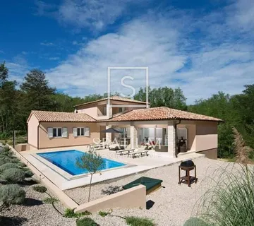 LABIN, NEDEŠĆINA, VILLA S BAZENOM NA MIRNOJ LOKACIJI - cover