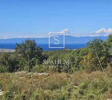 ŠMRIKA, GRAĐEVINSKO ZEMLJIŠTE SA POGLEDOM NA MORE - cover