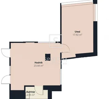 RIJEKA, ZAKUP - MANJI POSLOVNI PROSTOR NADOMAK CENTRA GRADA - cover