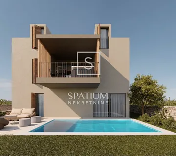 VIŠNJAN, GRAĐEVINSKO ZEMLJIŠTE ZA 8 STANOVA SA POGLEDOM NA MORE - cover