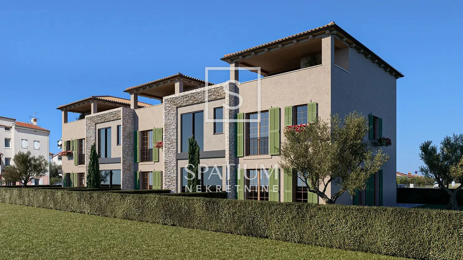 POREČ, KUĆA U NIZU S VRTOM, IDEALNA ZA OBITELJ  - cover