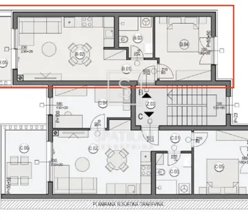 PULA, ODLIČAN STAN NA 1. KATU (zgrada 1 stan B) - cover