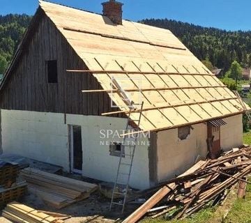 ČABAR, KUĆA U FAZI RENOVACIJE U BLIZINI SKIJALIŠTA - cover