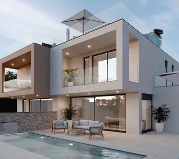 Luksuzna kuća Vodice, bazen, krovna terasa, 4S+DB - cover