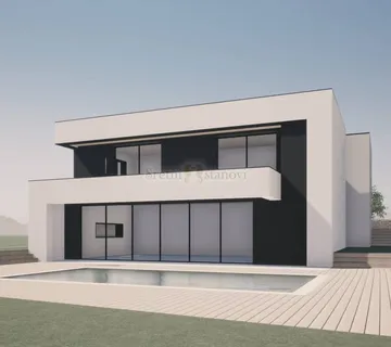 Građevinsko zemljište sa projektom za vilu, Potočnica, otok Pag - Dubac - Varsan, Novalja