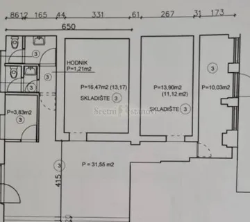 Rijeka, Centar, 83 m2, odlična pozicija