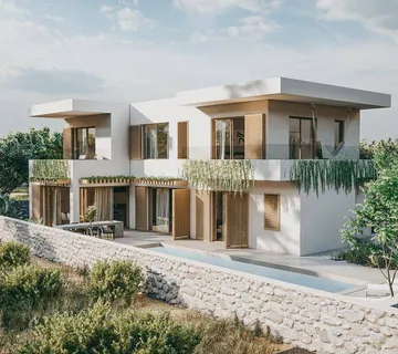 Kuća, vila s bazenom Caska, otok Pag - Caska, Novalja
