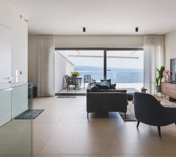 Opatija luksuzni penthouse stan, pogled i blizina mora, 3S+DB - cover