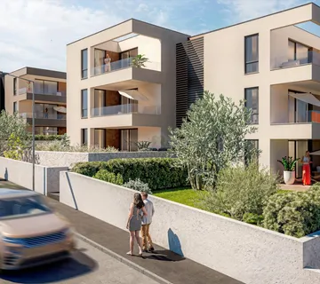 Penthouse stan apartman Novalja, 2S+DB, pogled na more, parking, spremište, otok Pag - cover