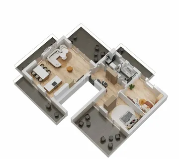 Luksuzni penthouse na najpoželjnijoj lokaciji u gradu -neposredna blizina Jarunskog jezera NOVOGRADNJA - Zagreb