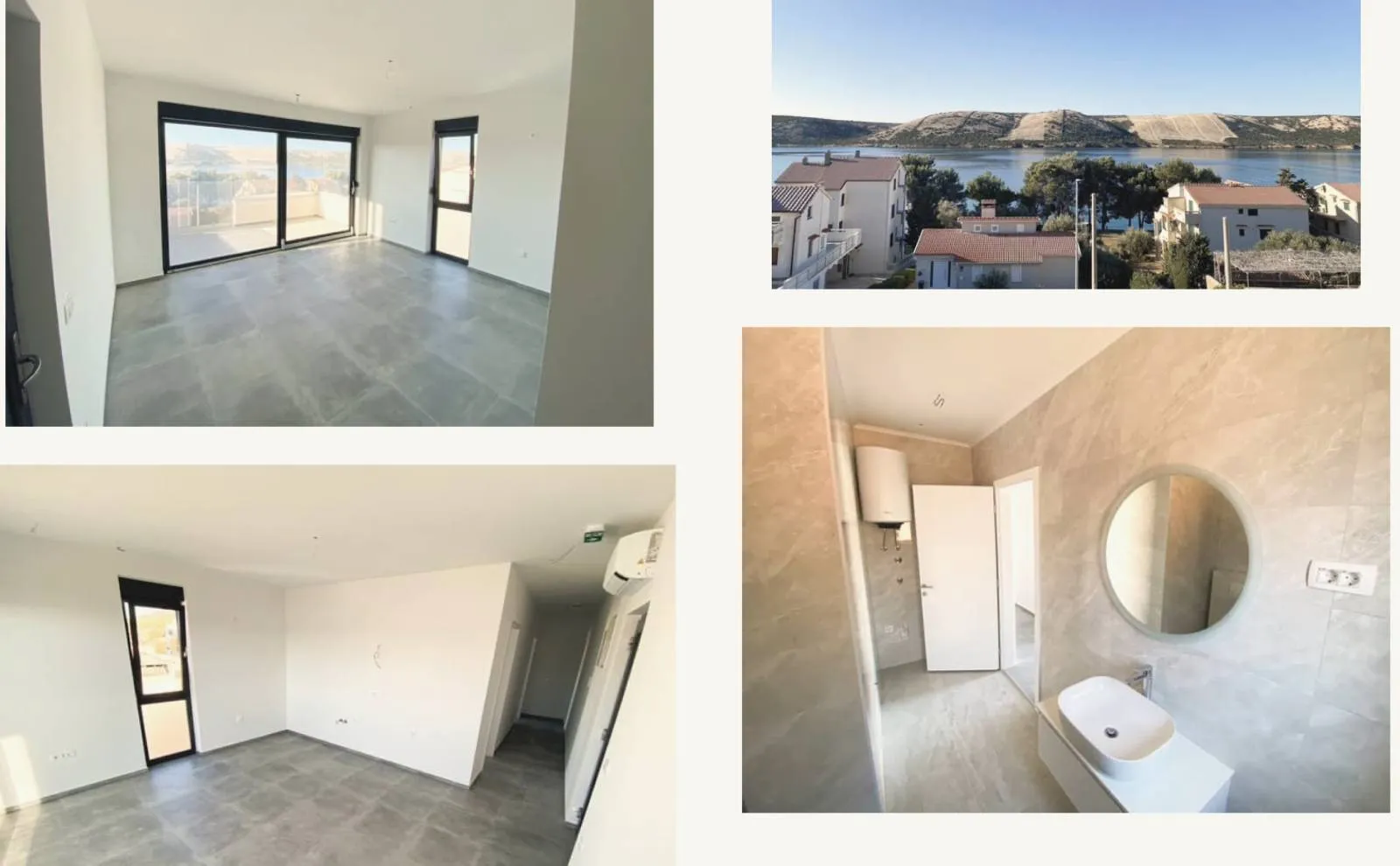 Stan apartman Stara Novalja, otok Pag, pogled na more, 1S+DB - cover