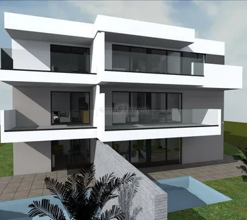 Apartman Novalja, 3 S + DB, pogled na more - cover