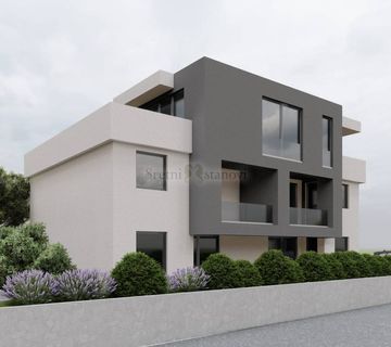 Stan s vrtom Šimuni, otok Pag, 2S+DB, prvi red od mora, novogradnja - cover