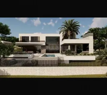 Građevinsko zemljište s projektom za luksuznu vilu, Jakišnica, Novalja - cover