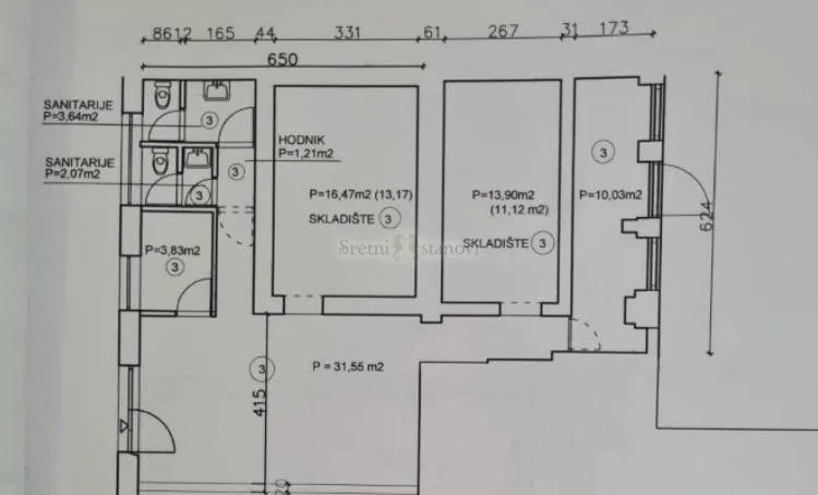 Rijeka, Centar, 83 m2, odlična pozicija - cover