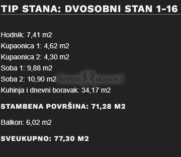 Stan Umag, 2S+DB, parking, spremište u cijeni (1-16) - cover