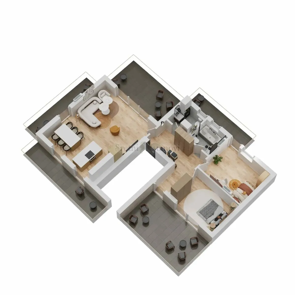 Luksuzni penthouse na najpoželjnijoj lokaciji u gradu -neposredna blizina Jarunskog jezera NOVOGRADNJA - cover