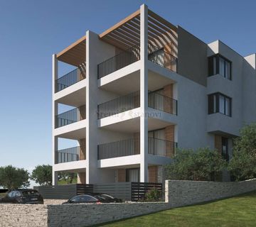 Murter, Jezera, novogradnja, prvi red do mora, odličan 1s + db apartman - cover
