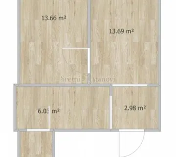 Renoviran i namješten dvosoban stan u centru Zagreba (Zeleni val) - cover