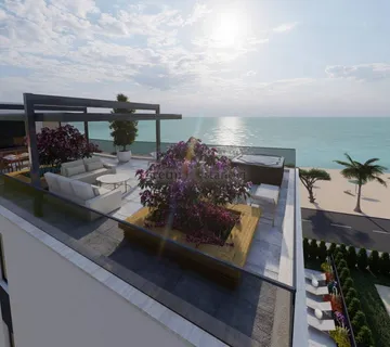 Penthouse stan 3S+DB Sukošan, 1. red do mora, krovna terasa, pogled na more - cover