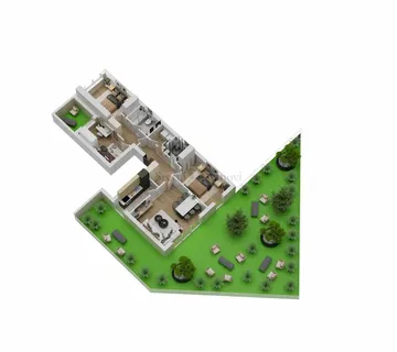 Luksuzni stan u prizemlju na atraktivnoj lokaciji - cover