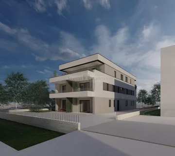 Stan apartman Mandre, 3S+DB, pogled na more, penthouse - cover