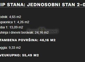 Stan Umag, 1S+DB, parking, spremište u cijeni (2-04) - cover