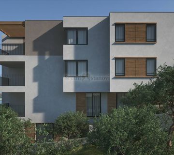 Murter, Jezera, novogradnja, prvi red do mora, odličan 1s + db apartman - cover