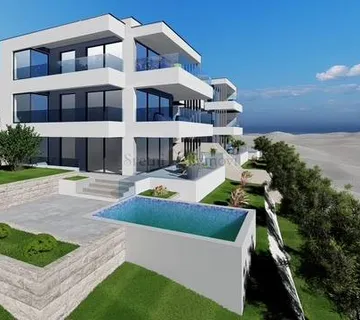 Stara Novalja, Prvi red do mora, Novogradnja, 82,90 m2 - cover