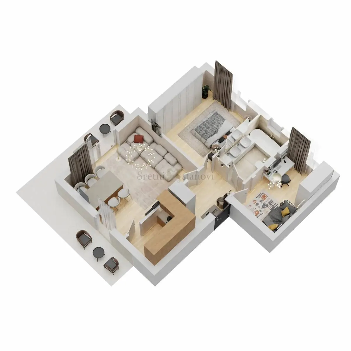 Luksuzni stan na najpoželjnijoj lokaciji u gradu - neposredna blizina Jarunskog jezera - cover