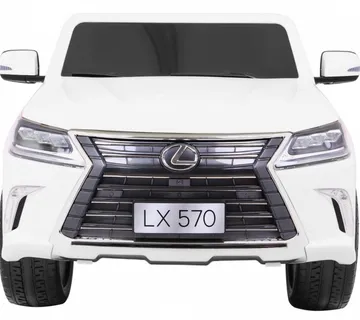 Licencirani auto na akumulator Lexus LX570 4x4 - dvosjed - bijeli - cover